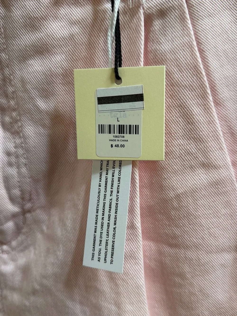 Pink Women's Denim Mini Skort